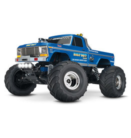 Traxxas BIGFOOT® No. 1 The Original Monster Truck, 1/10 Scale, fully-assembled, waterproof, Ready-To-Race®, with TQ™ 2.4GHz radio system, XL-5 electronic speed control, 4-amp DC peak-detecting fast charger, LED lighting, and ProGraphix® painted body.