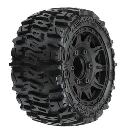 Proline 1/10 Trencher LP Front/Rear 2.8" MT Tires Mounted 12mm Blk Raid (2)