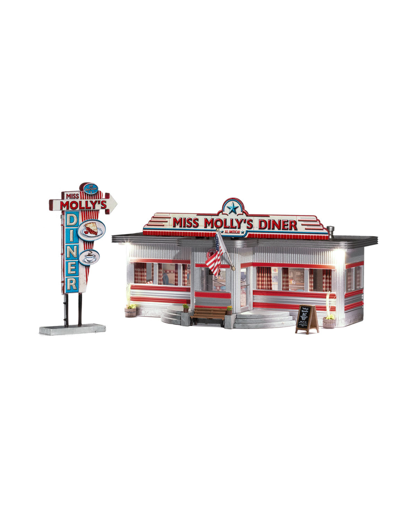 Woodland Scenics Miss Molly's Diner - N Scale