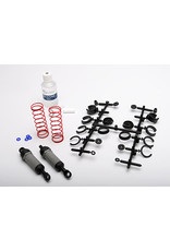 Traxxas Ultra Shocks (gray) (long) (complete w/ spring pre-load spacers & springs) (2)