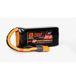 'Spektrum SPEKTRUM 11.1V 1300mAh 3S 30C Smart G2 LiPo Battery: IC3