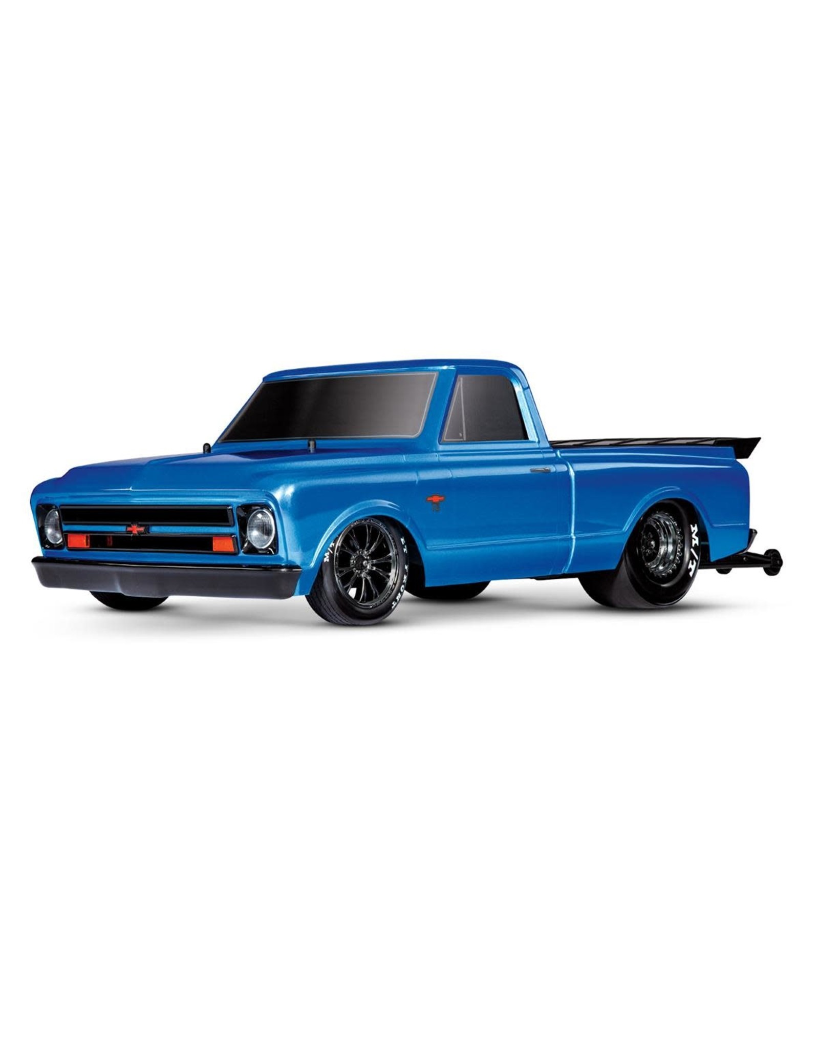 Traxxas Cars & Trucks > Kits > Electric > 1/10 Scale > Drag Car > Ready to Run > Part# TRA94076-4-BLUE   Traxxas Drag Slash 1/10 2WD RTR No Prep Truck w/1967 Chevrolet C10 Body (Blue) TQi 2.4GHz Radio & TSM