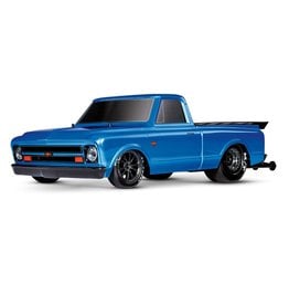 Traxxas Cars & Trucks > Kits > Electric > 1/10 Scale > Drag Car > Ready to Run > Part# TRA94076-4-BLUE   Traxxas Drag Slash 1/10 2WD RTR No Prep Truck w/1967 Chevrolet C10 Body (Blue) TQi 2.4GHz Radio & TSM