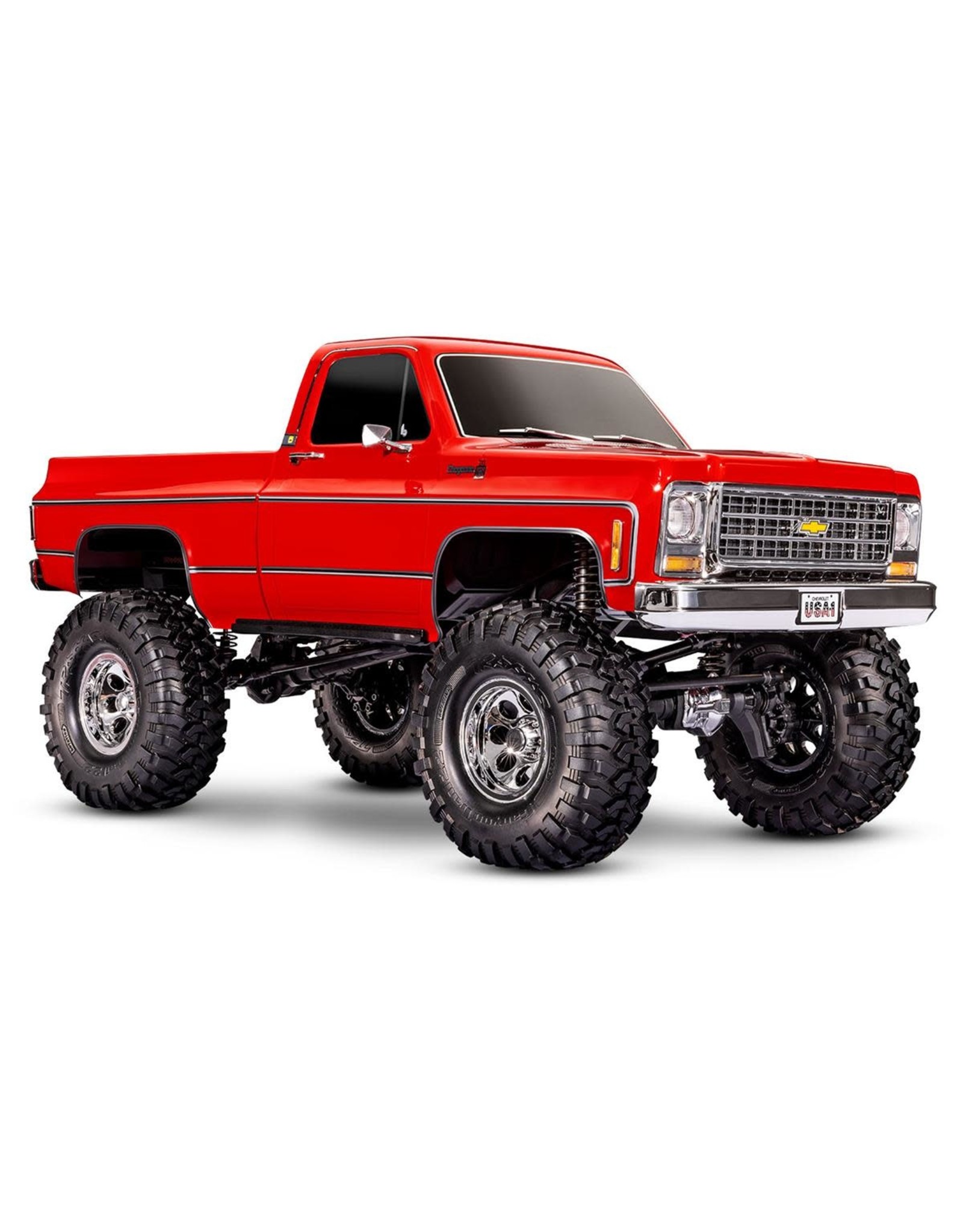Traxxas Traxxas TRX-4 1/10 Trail Crawler Truck w/'79 Chevrolet K10 Truck Body (Red) w/TQi 2.4GHz Radio 92056-4 red