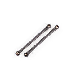 Traxxas Toe links, 119.8mm (108.6mm center to center) (black) (2) (for use with #8995 WideMaxx® suspension kit)