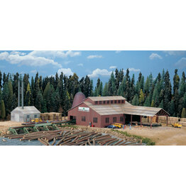 Cornerstone Walthers Cornerstone N Mountain Lumber Co. Sawmill Kit(used)