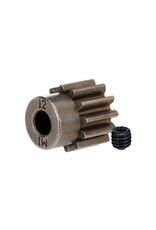 Traxxas Gear, 12-T pinion (1.0 metric pitch) (fits 5mm shaft)/ set screw (for use only with steel spur gears)