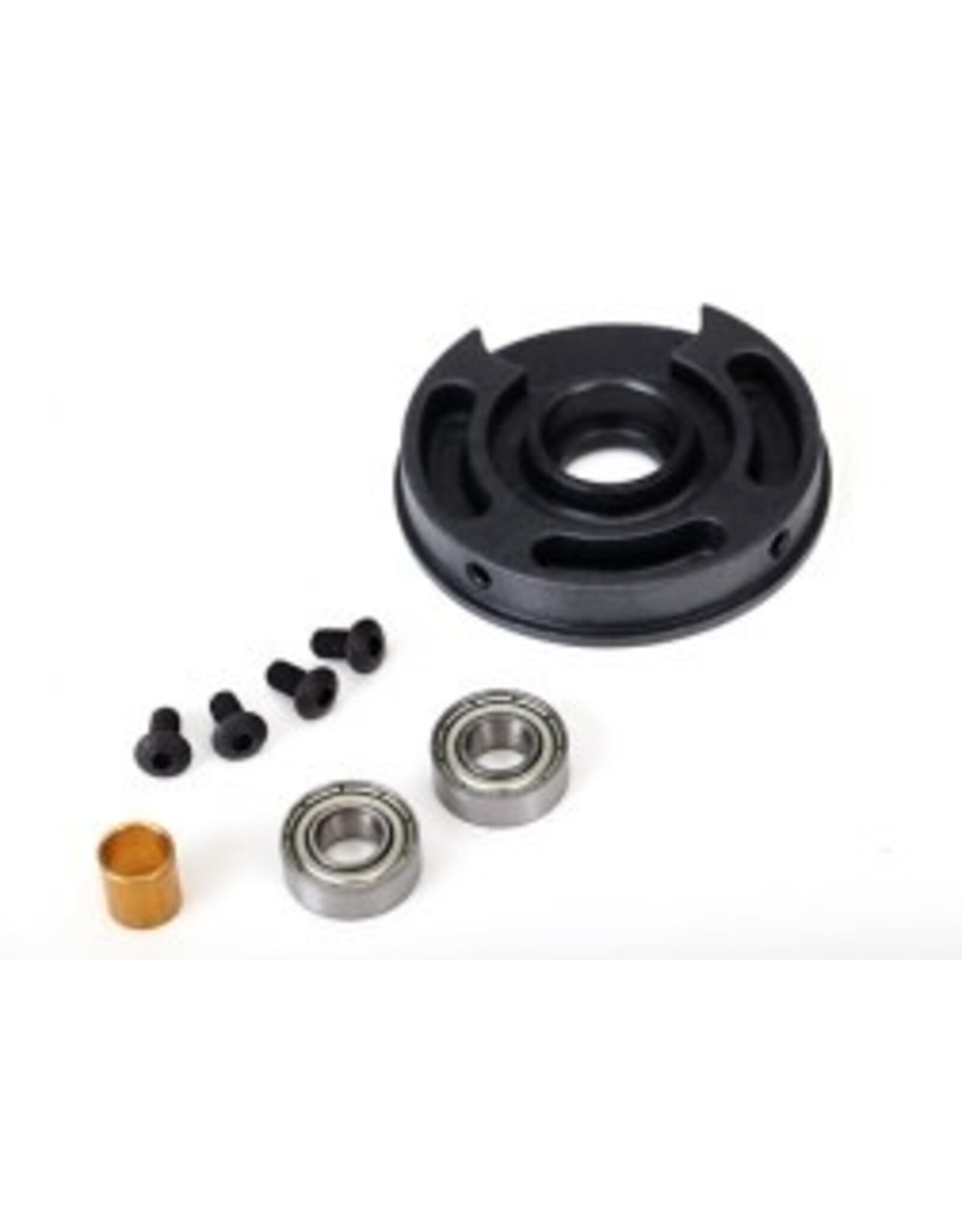Traxxas Rebuild kit, Velineon® 3500 (includes plastic endbell,  5x11x4mm ball bearings (2), 2.5x5mm BCS (with threadlock) (4), rear bushing)