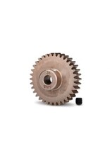 Traxxas Gear, 34-T pinion (0.8 metric pitch, compatible with 32-pitch) (fits 5mm shaft)/ set screw