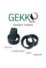 Nexx Tires, FRONT, (medium) Gekko Maxx "GKM" Series, 8.5 Race Tires, 4 pieces