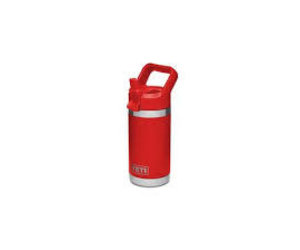 YETI Rambler Jr. 12 oz Kids Bottle, with Straw Cap Canyon Red REVIEW VERY  DURABLE!!! 