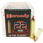 Hornady Hornady 22 WMR 30 gr V-Max, 2200 fps, 50 rnds