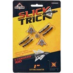 Slick Trick Slick Trick Standard Broadhead  4 Blade, 1", 100gr, 4pk