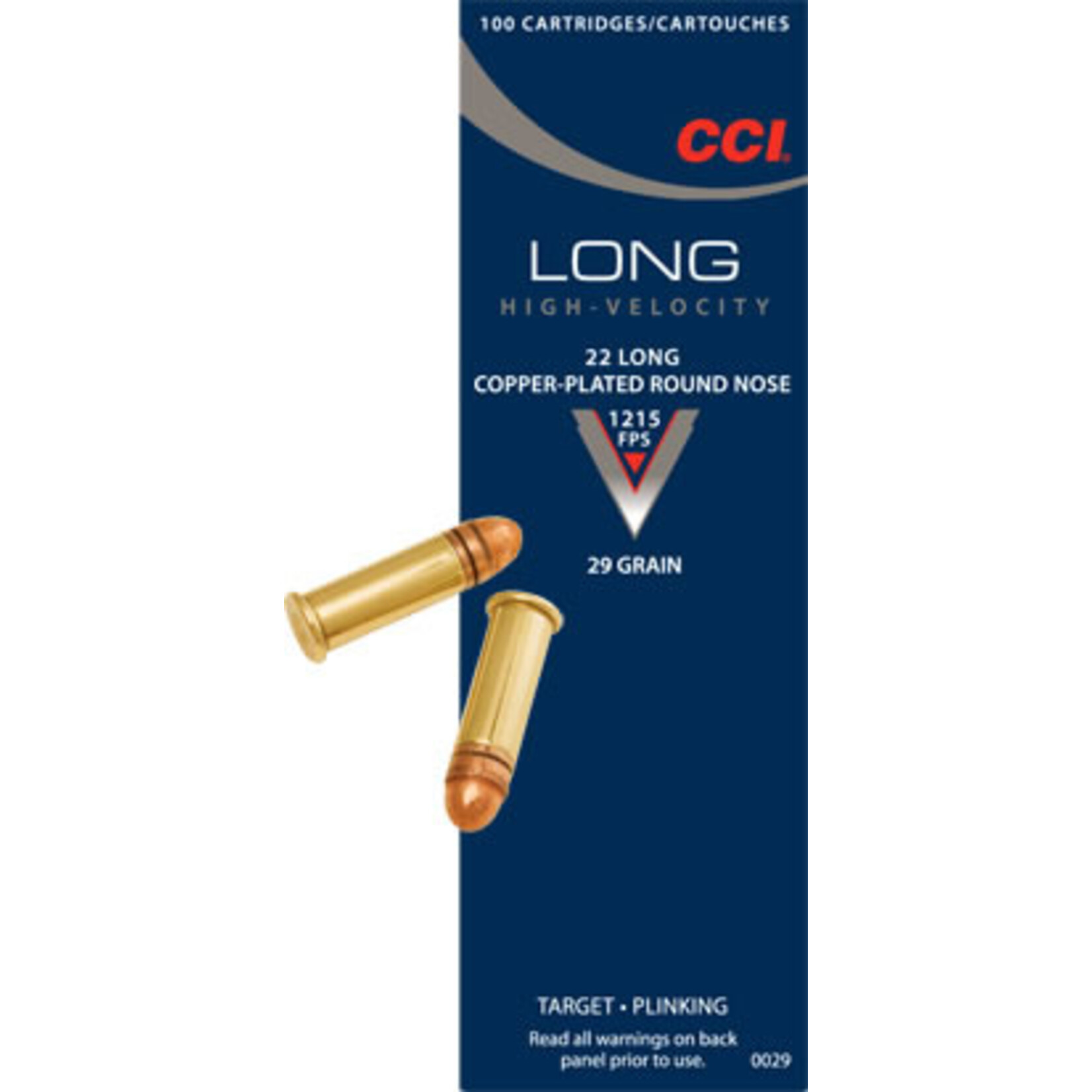 CCI CCI 22 Long 29 gr HV CPRN 29 gr, 100 rnds