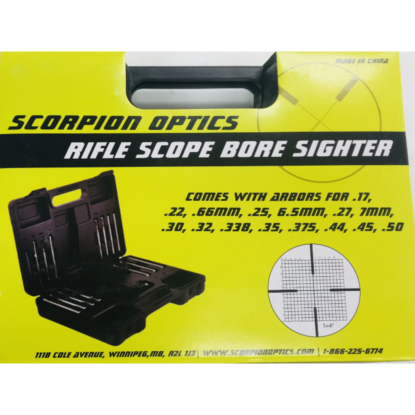 Scorpion Scorpion Boresighter Kit .17-.50 cal