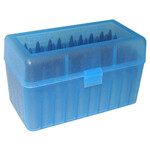 MTM MTM R-50 Series Ammo Box Clear Blue