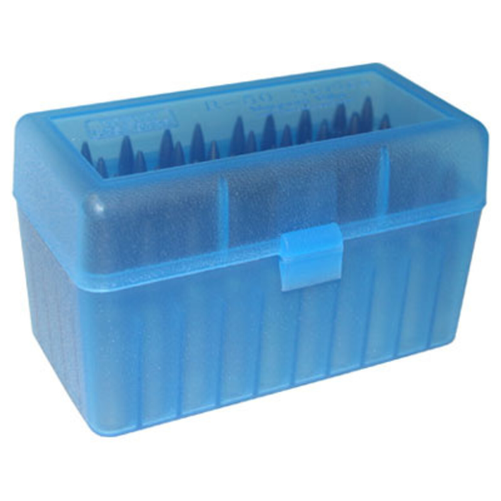 MTM MTM R-50 Series Ammo Box Clear Blue