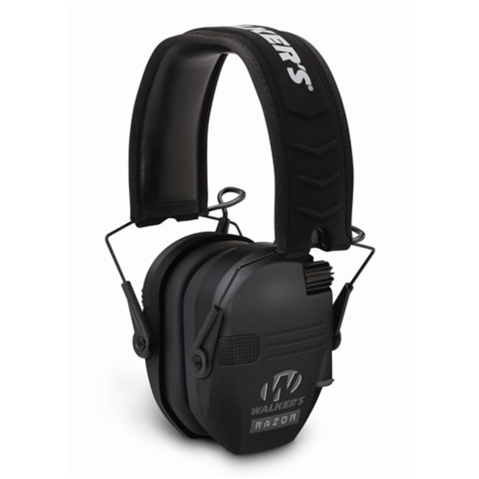 Walkers Walkers Razor Slim Shooter Folding Electronic Ear Muff, NRR23dB, Low Profile, HD Sound, Black