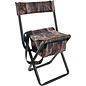 Allen Folding Stool with Back & Zippered Storage