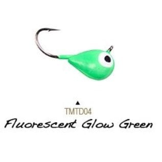 Lunkerhunt Lunkerhunt 1/8 oz Tungsten Micro Tear Drop Glow Jigs