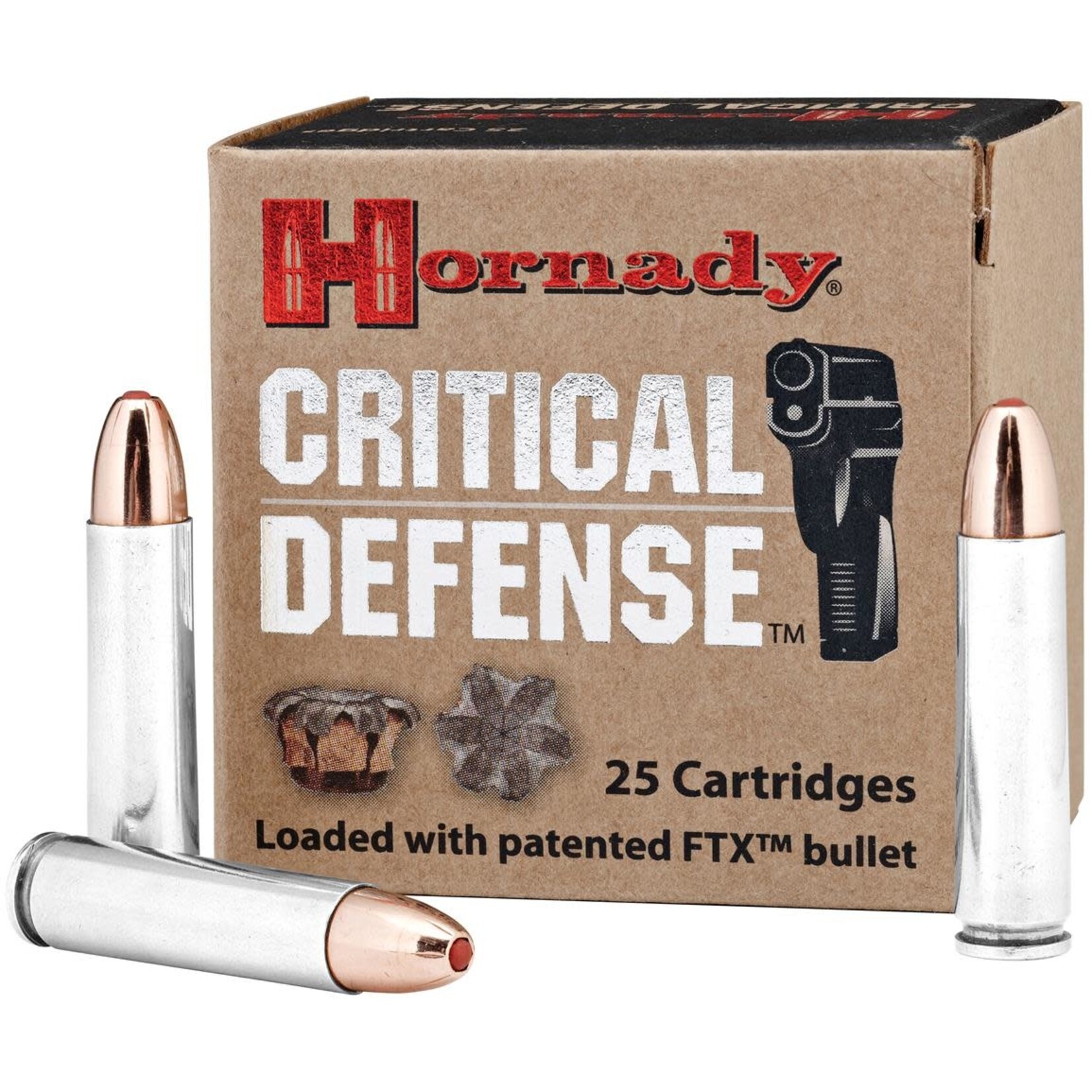 Hornady Critical Defense Lite 100GR 9MM Ammunition - 25 rounds