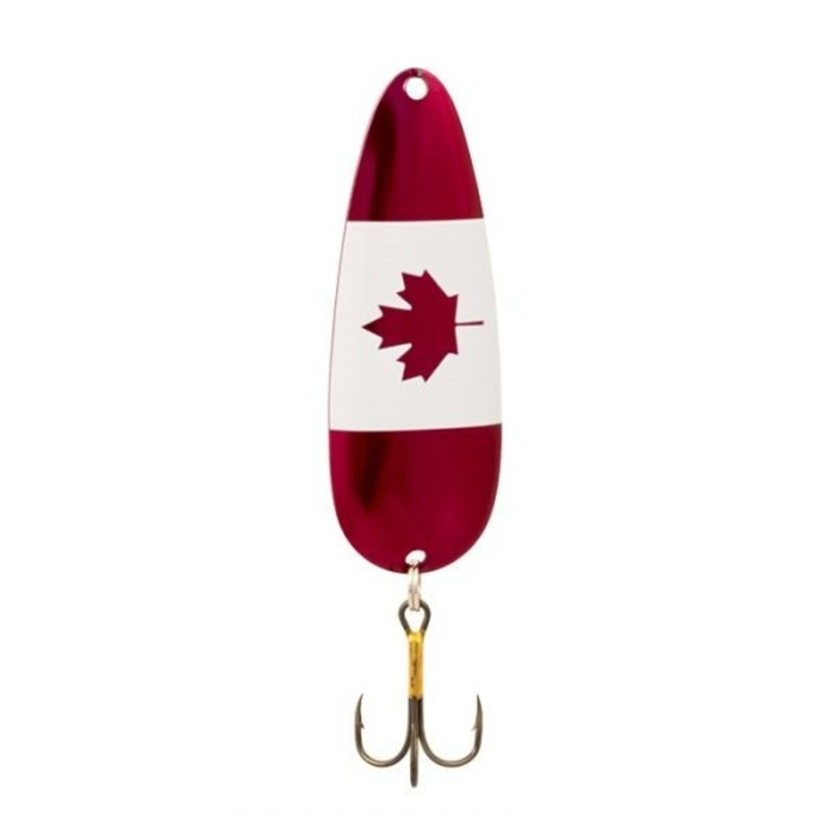 Lucky Strike Devil Bait Spoon- 2.5" Canadian Flag