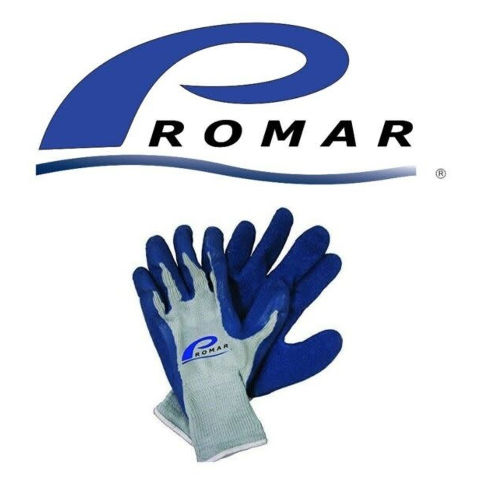 Promar Promar Blue Latex Grip Gloves Large