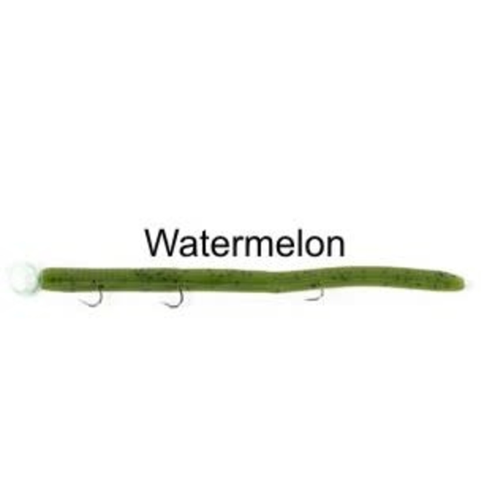 PowerBait PowerBait Weedless Worm 6" Watermelon