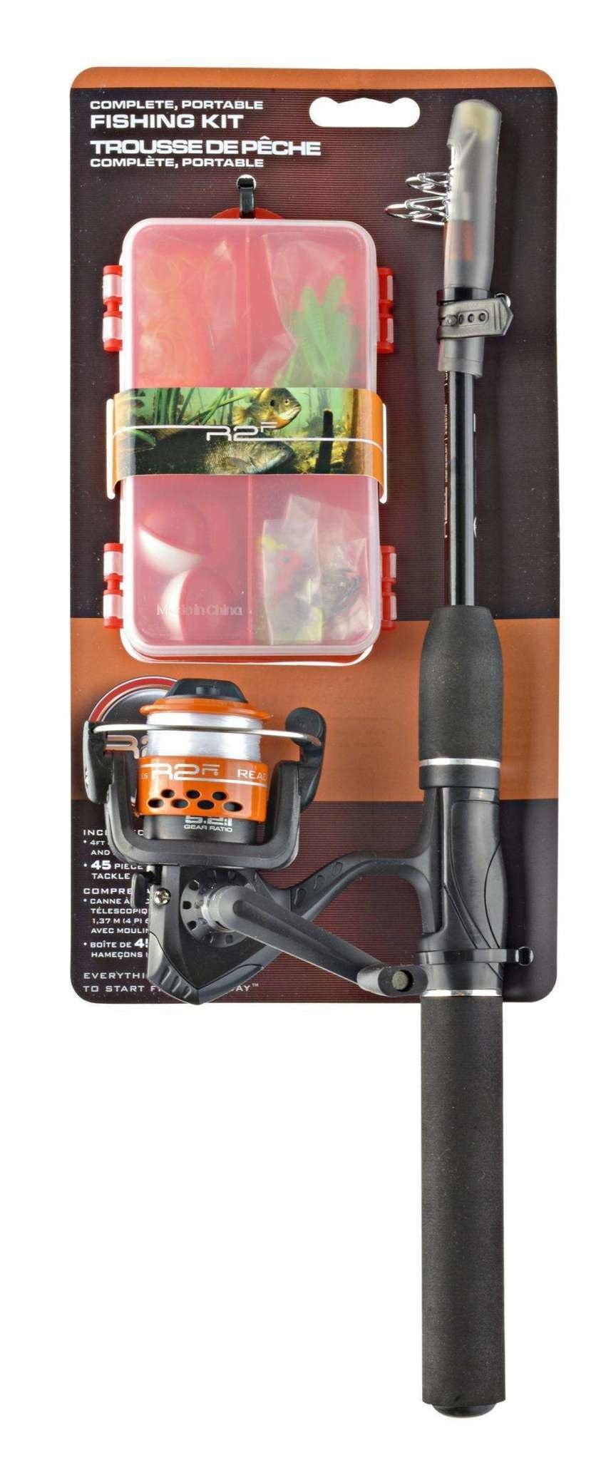Ready 2 fish Complete, Portable Fishing Kit