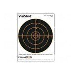 Champion Visishot 100 yd Sight-In Target, 8" Bullseye, 8.5"x11", 10Pk
