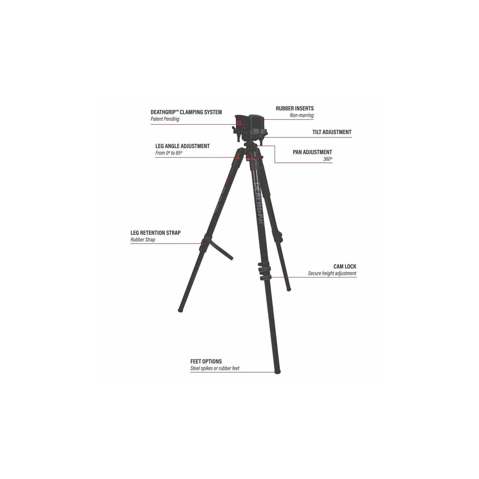 BOG BOG Death Grip Precision Aluminum Tripod