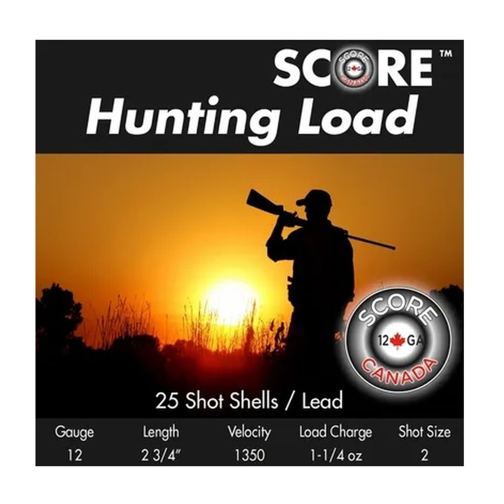 Score 12 ga Lead  -  Score Hunting Load