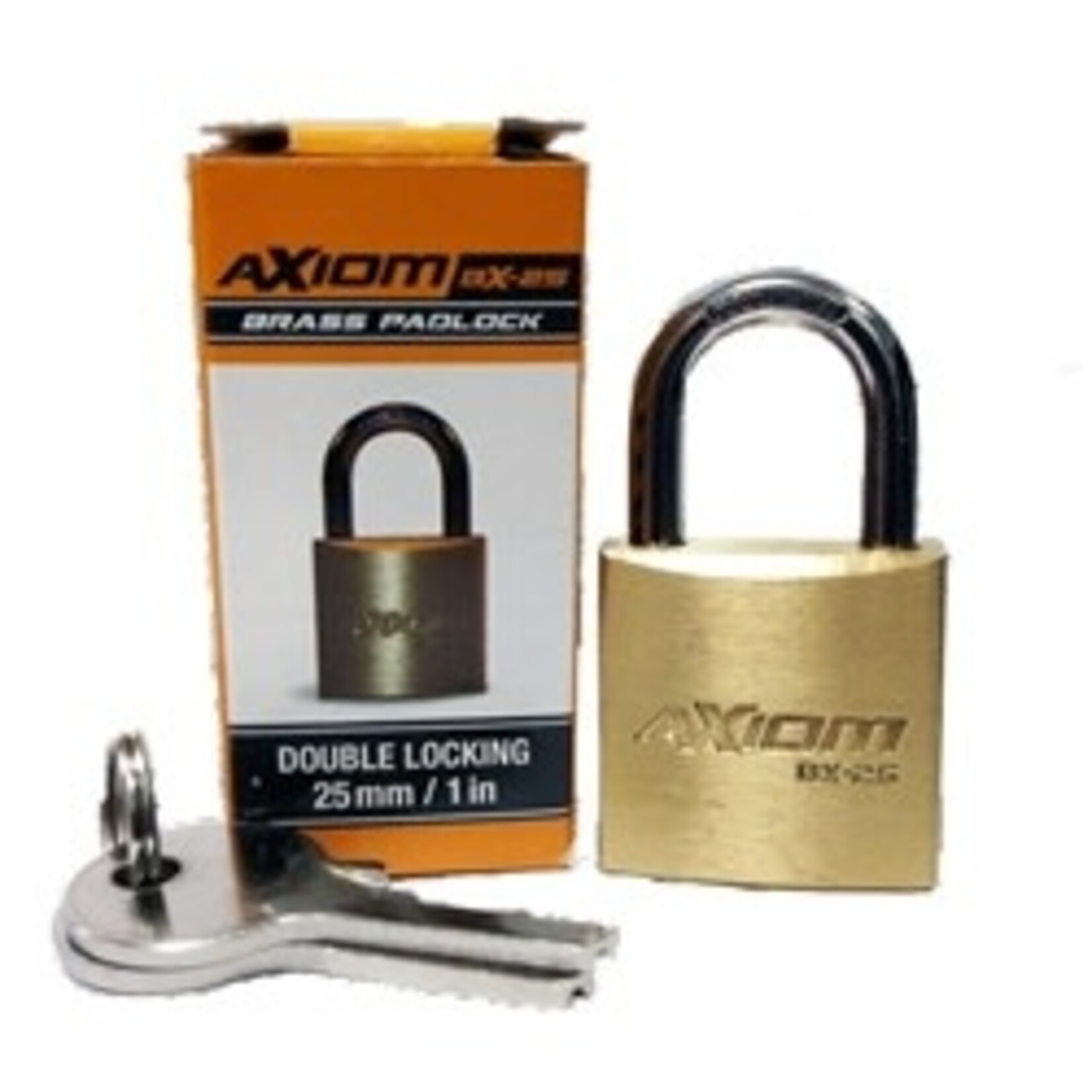 Axiom Axiom 25mm Brass Pad Lock