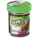 Berkley Berkley Gulp Alive Angle Worm, 1", 2.1 oz Jar, Natural