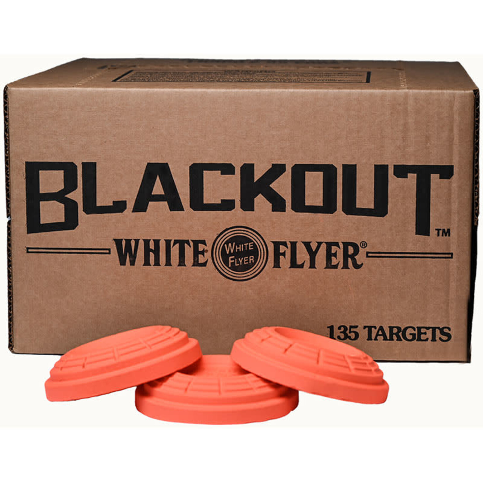 White Flyer White Flyer Blackout Clays Sporting All Orange 135 Targets