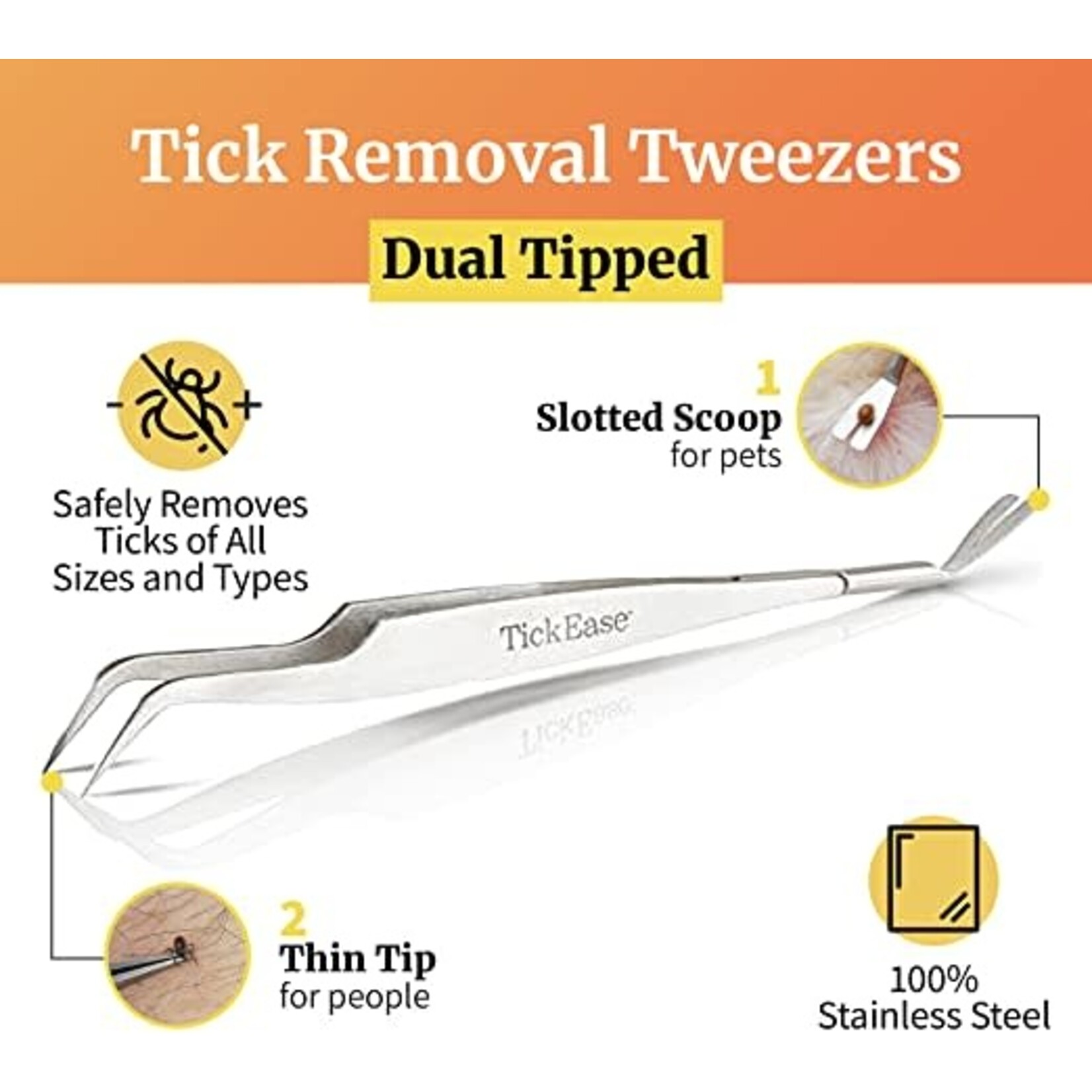 TickEase Tick Removal Tweezers