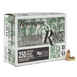 Remington Remington Range Mega Pack 9mm Luger 115 gr FMJ 250 rnds