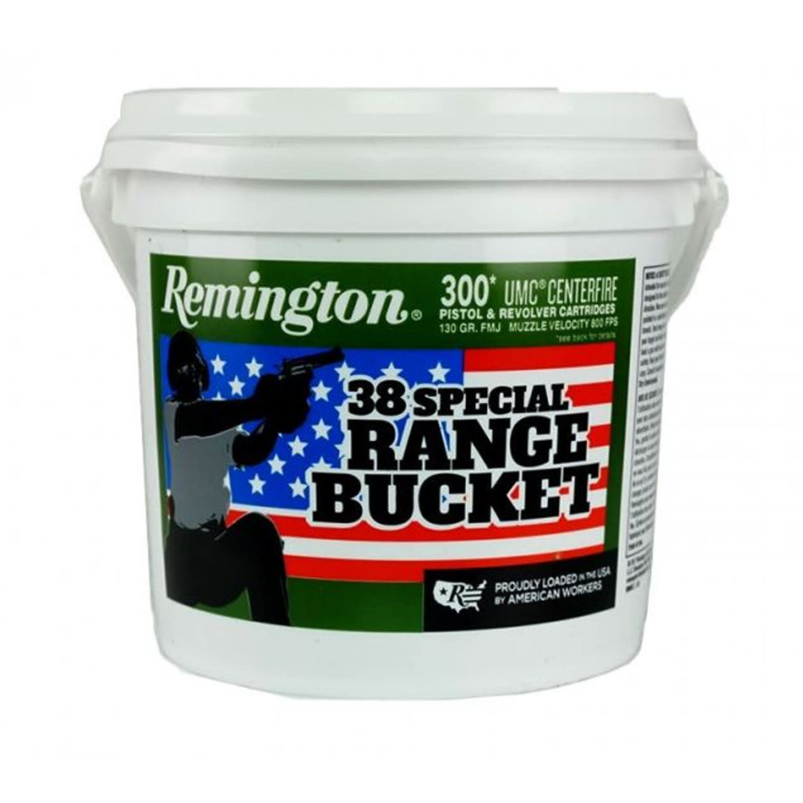 Remington Remington Range Bucket 38 spl 130 gr 300 rnds
