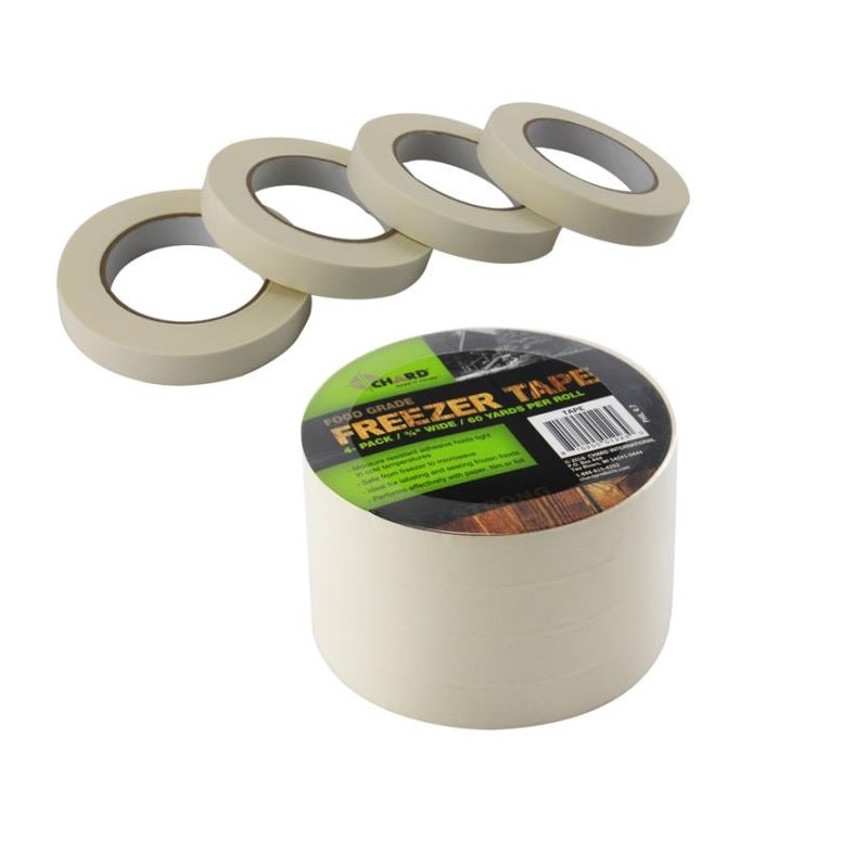 Chard Freezer Tape 3/4" x 60 yrds 4 pk Backcountry Supplies
