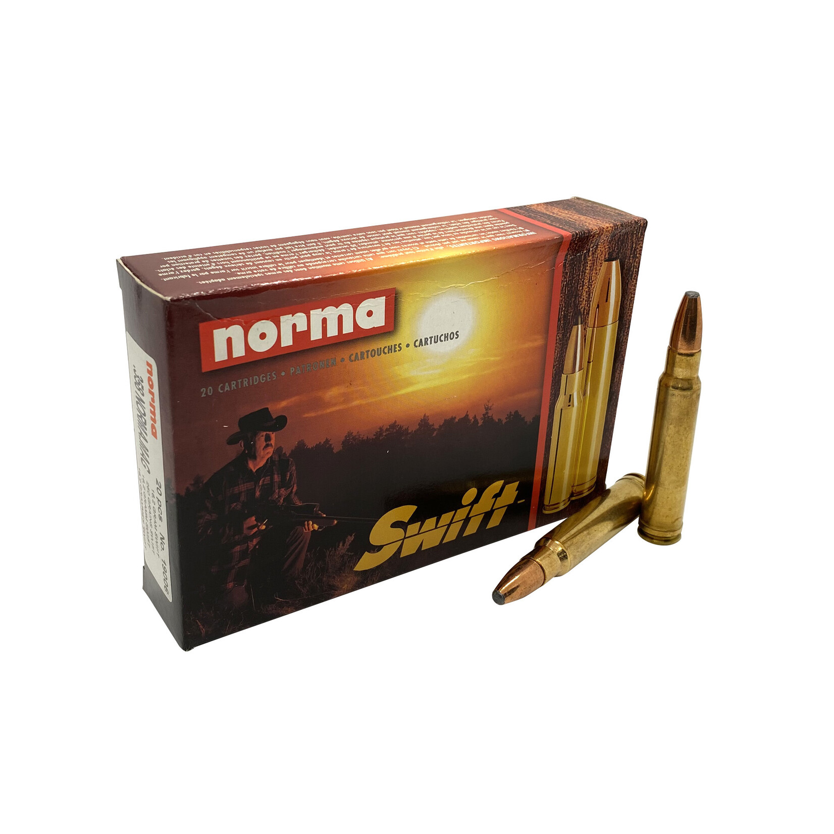 Norma Norma Swift .356 Norma Mag 250 gr 20 rnds