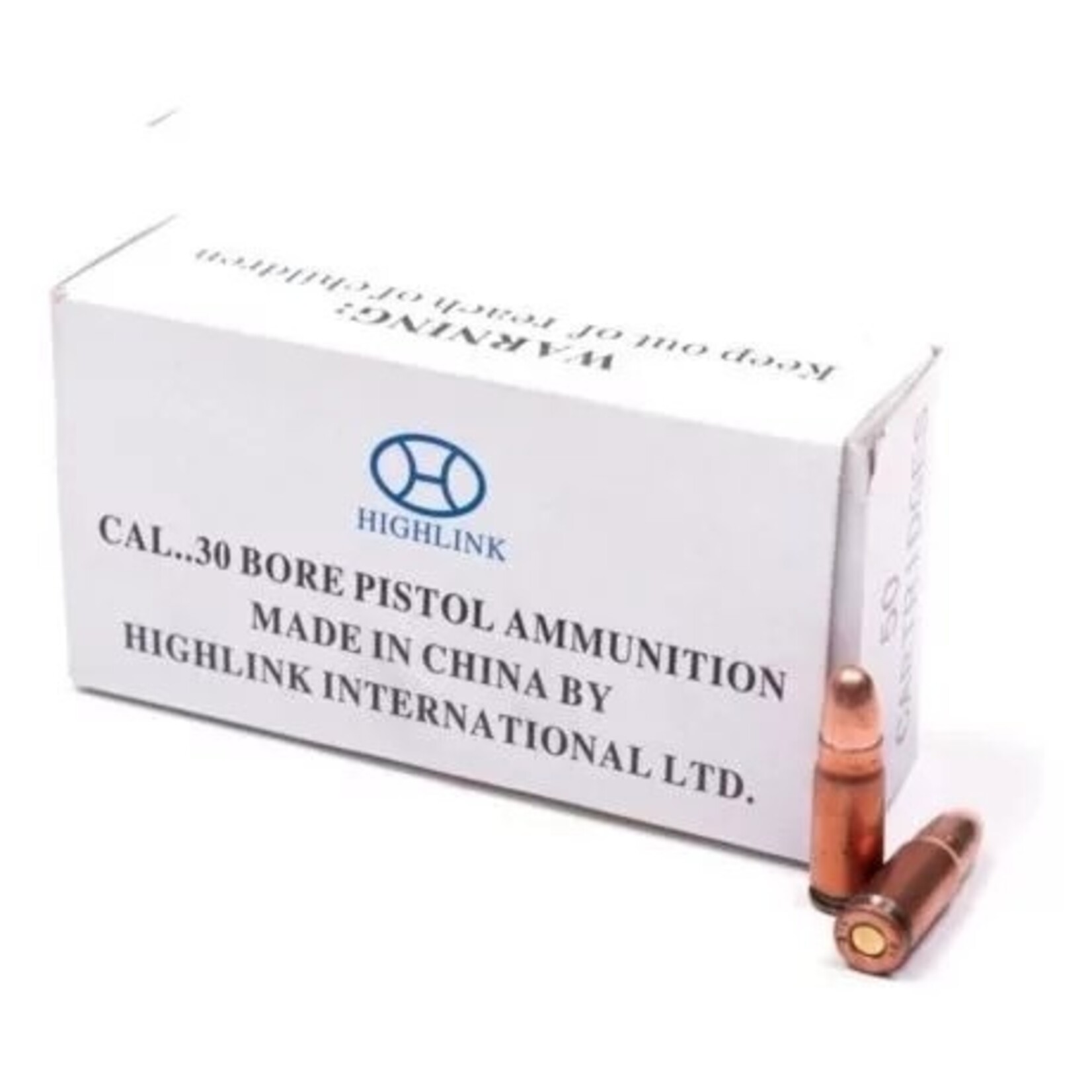 Highlink 7.62x25mm 85 gr FMJ 50 rnds