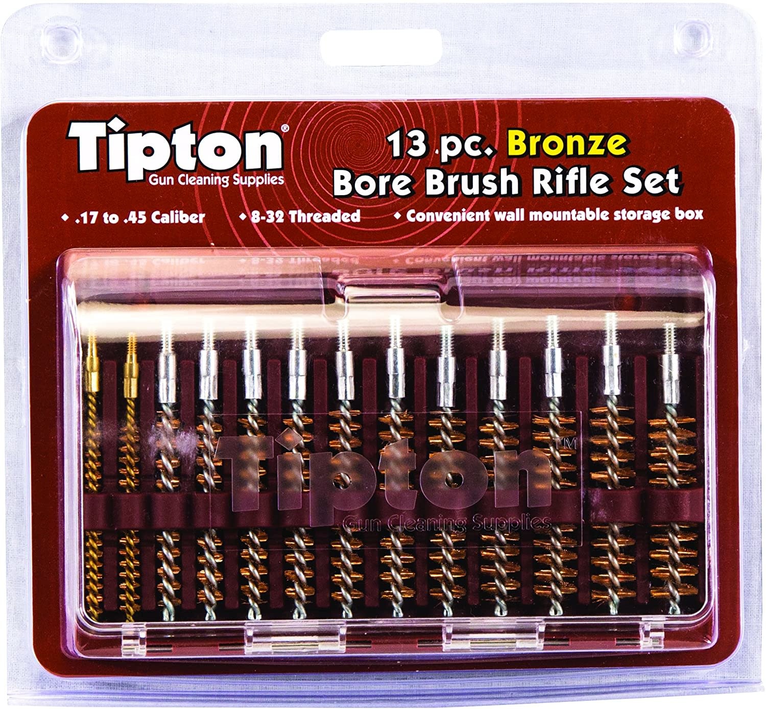 Tipton 13 Piece Bronze Bore Brush Rifle Set Backcountry Supplies