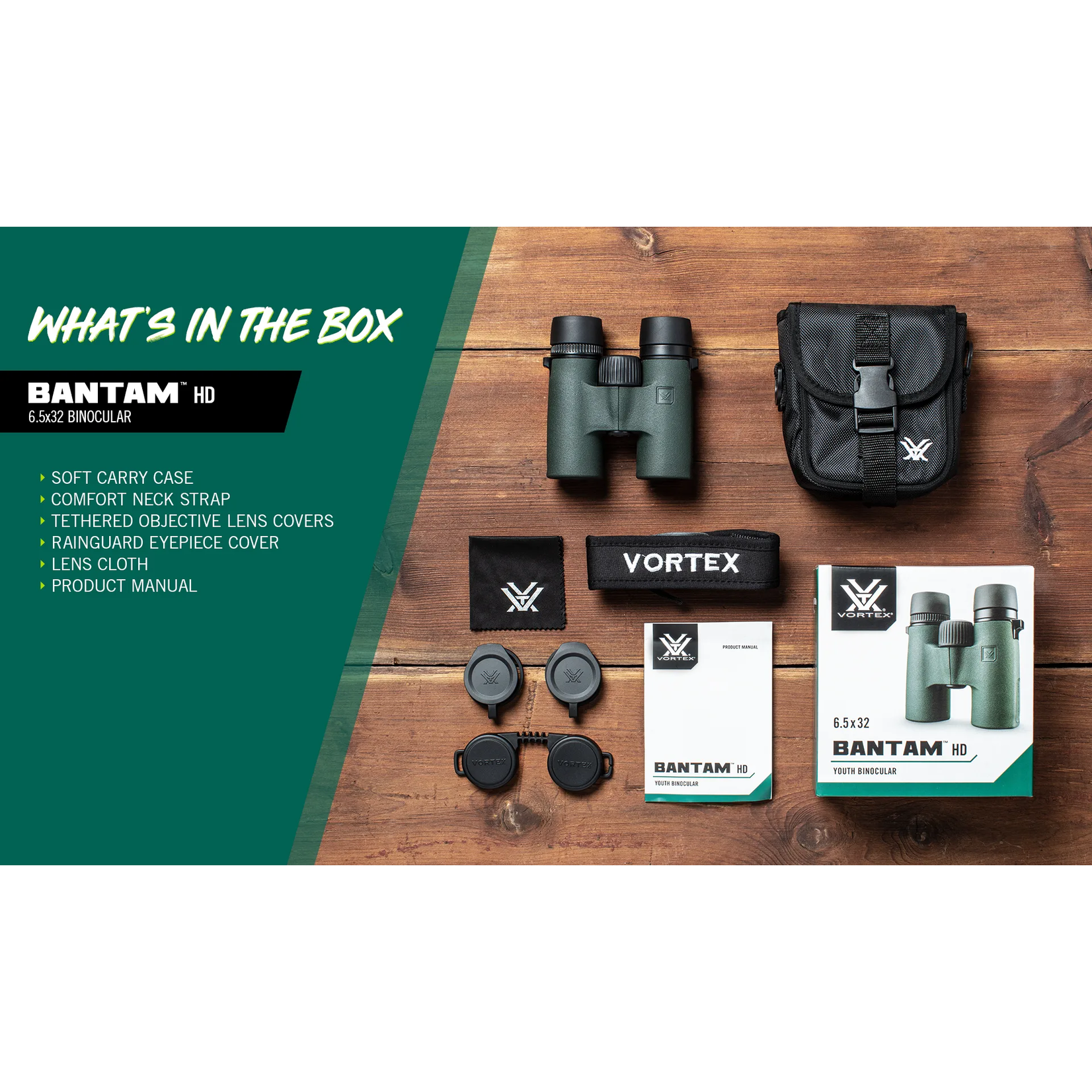 Vortex Vortex Bantam HD 6.5x32 Youth Binocular