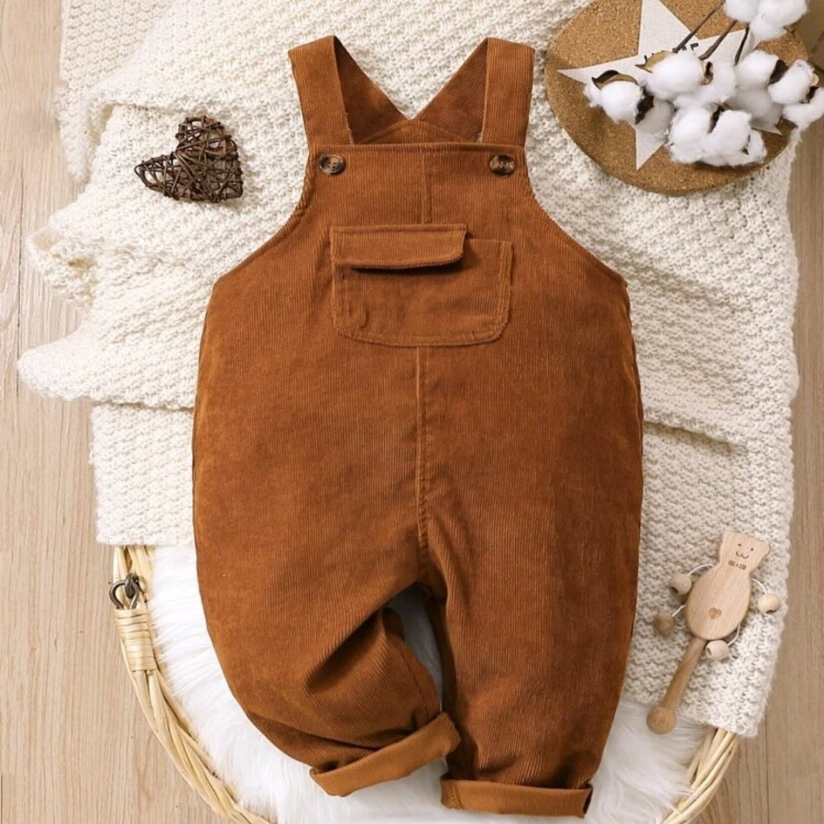 Baby Flap Pocket Overalls