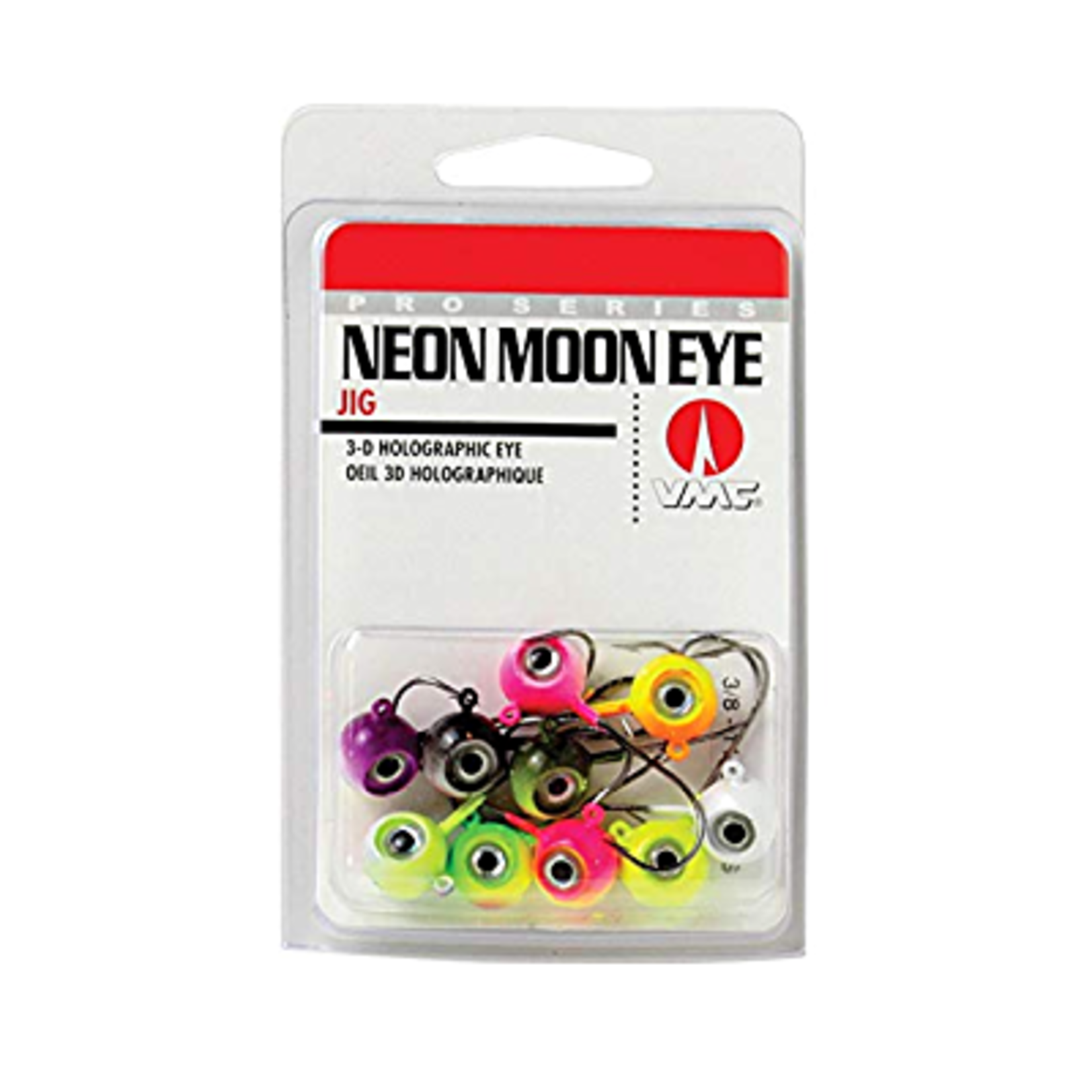 Neon Moon Eye Jigs 3D Holographic Eye 1/4 oz 10 Pcs