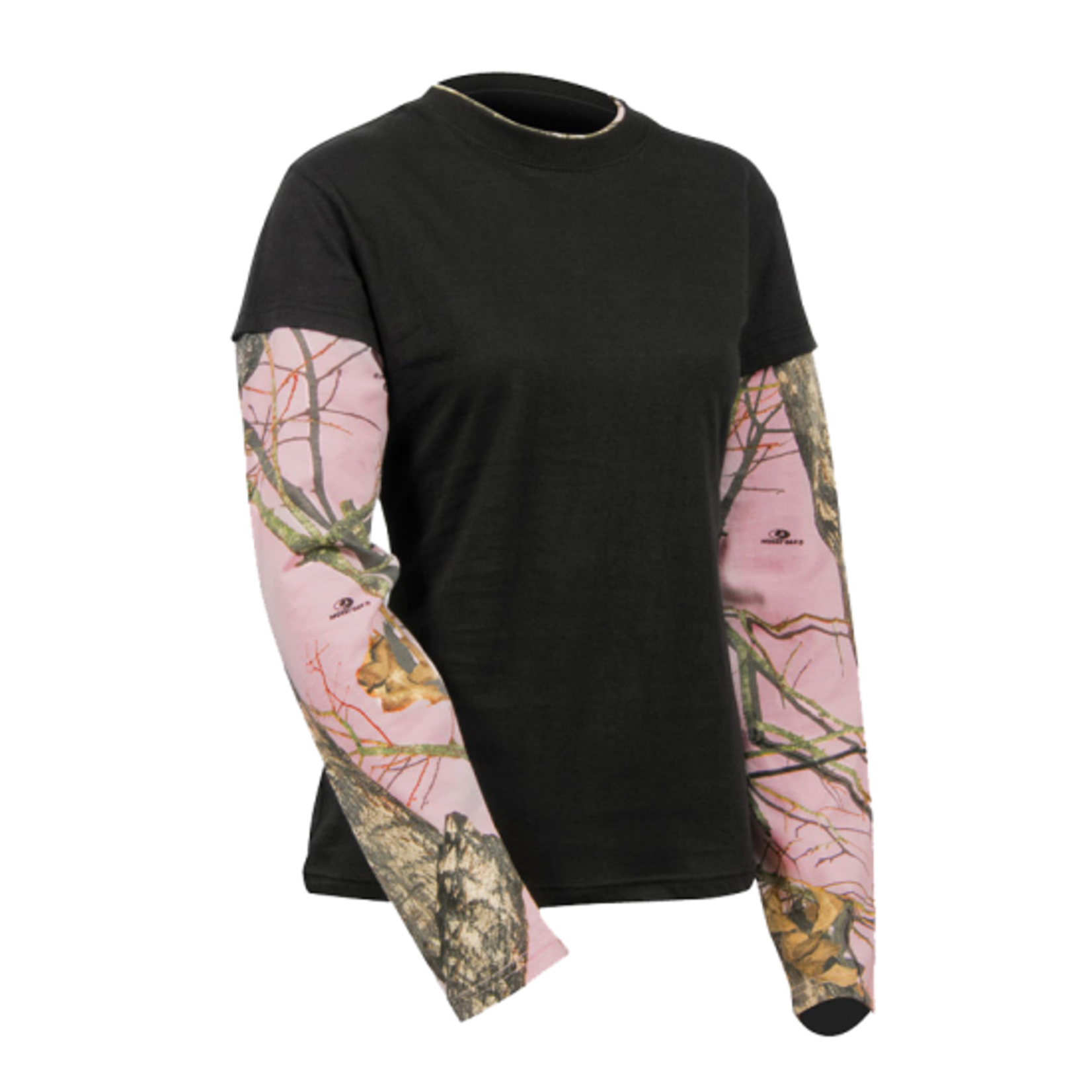 Yukon Gear Black w/ Pink Camo Long Sleeve Shirt