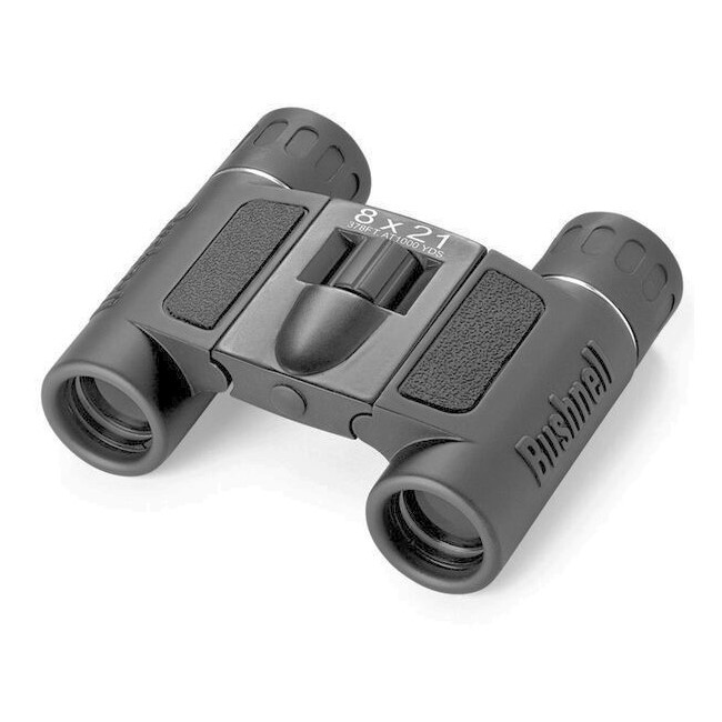 Bushnell Powerview 2 8x21 – Binocolo Compatto A Prisma Tetto, Telaio In Alluminio, Ottiche Multirivestite, Impugnatura In Gomma, Ideale Per Birdwatching, Viaggi E Sport – Modello PWV821