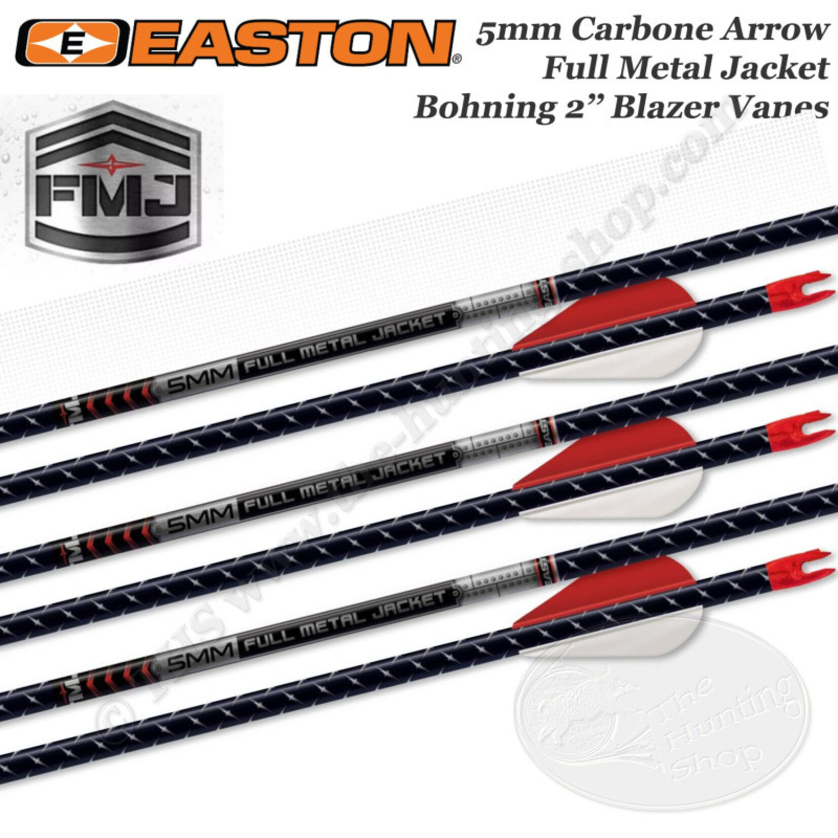 Easton Easton 5mm FMJ Arrows "X"  6 pk