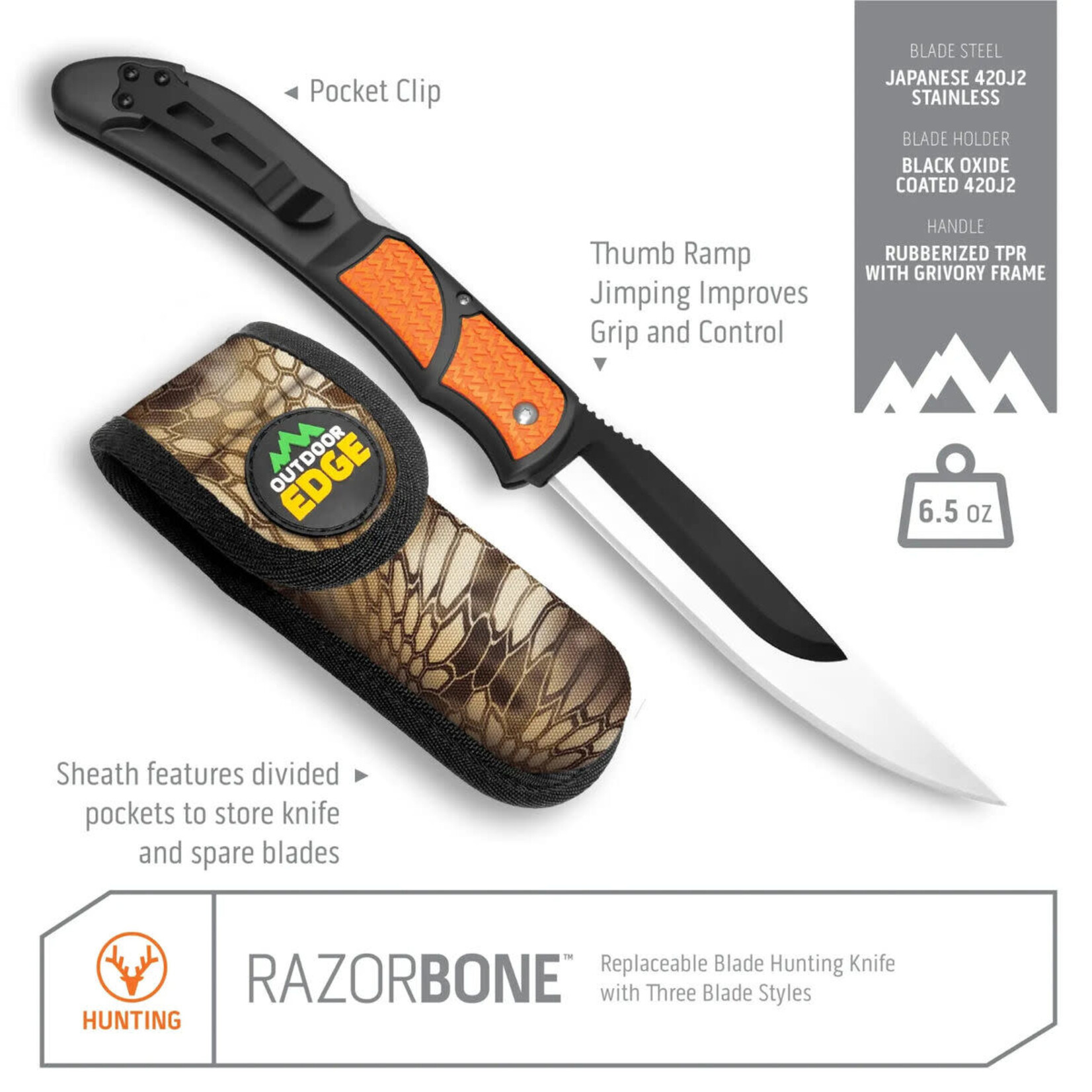 Outdoor Edge Outdoor Edge RazorBone RBB-20C Knife