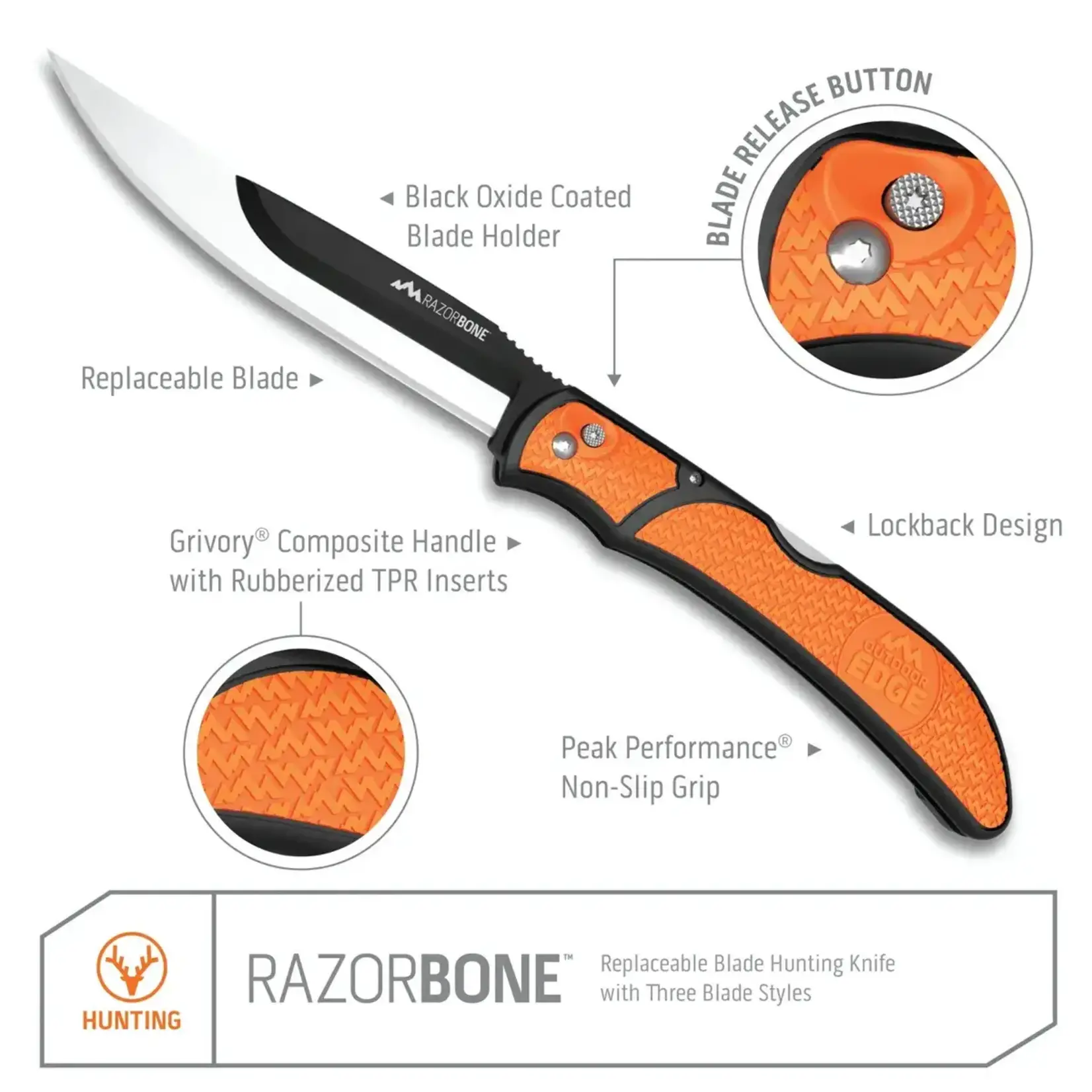 Outdoor Edge Outdoor Edge RazorBone RBB-20C Knife